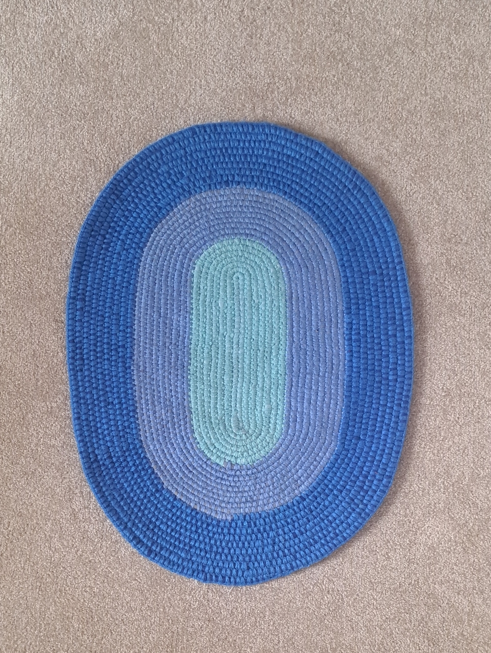 Handmade Crochet Fabric Rug